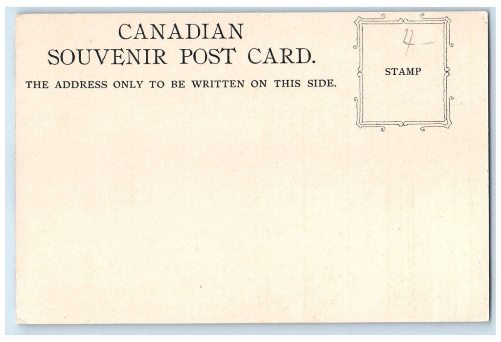 c1905 Lake Louise and Chalet Laggan on Canadian Pacific Railway Postcard