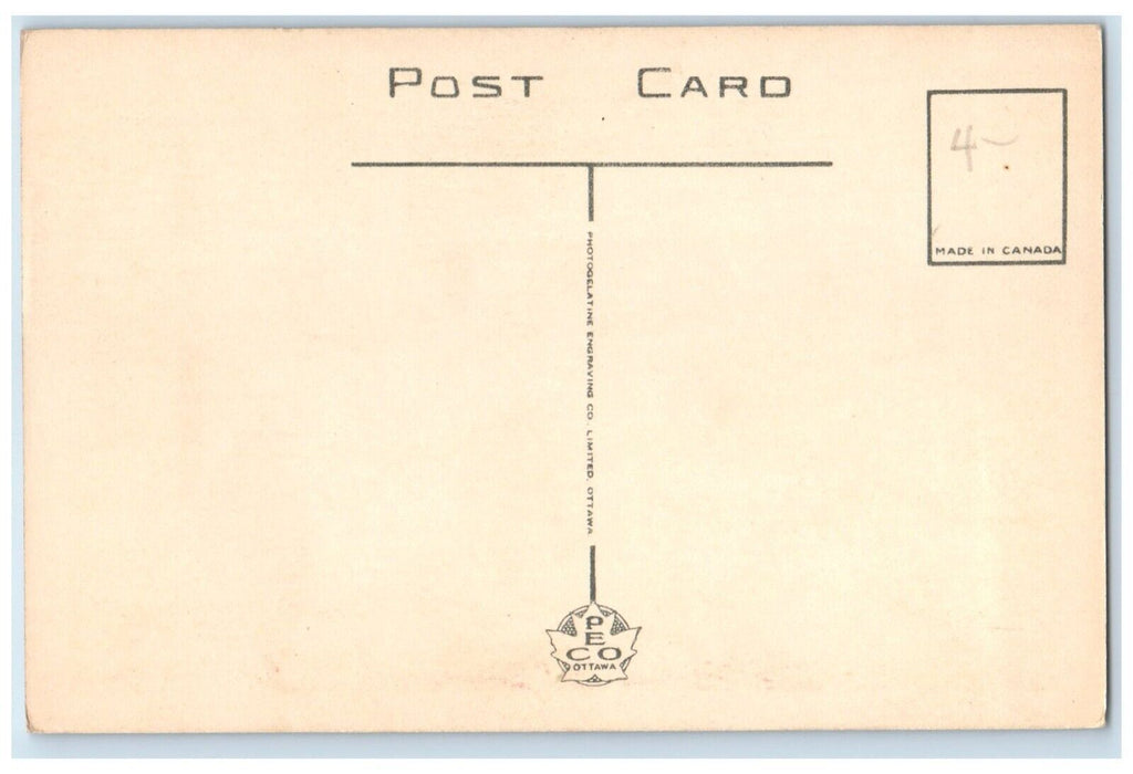 c1950's The Lobby Hotel Pennsylvania Montreal Quebec Canada Postcard
