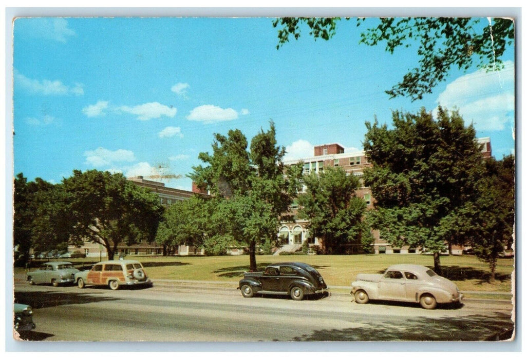 c1960 Wesley Hospital Nurse Training School Wichita Kansas KS Unposted Postcard