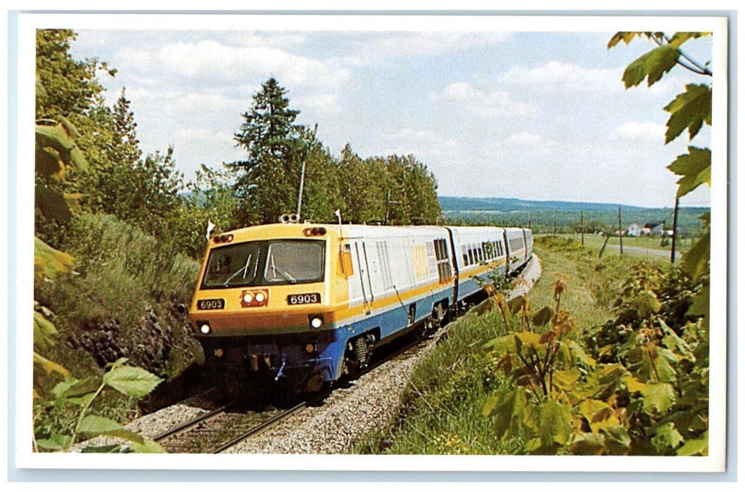 c1960's Photo of 6903 VIA's New LRC Train Canada Unposted Vintage Postcard