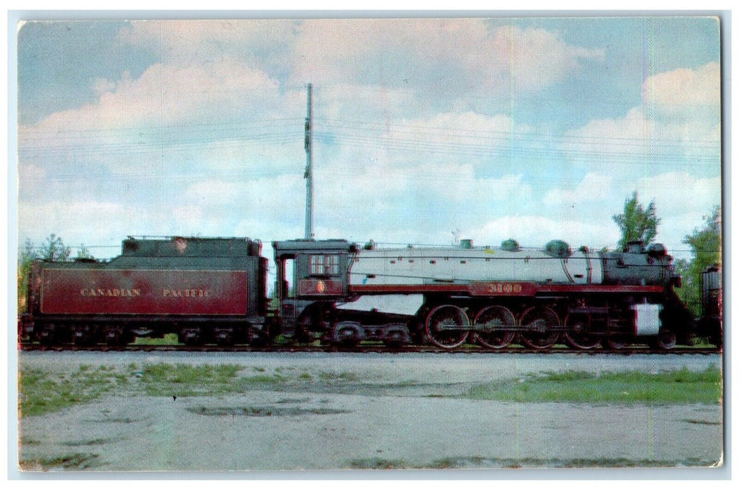 c1960's Steam Locomotive Northern 4-8-4 1928 National Museum Canada Postcard