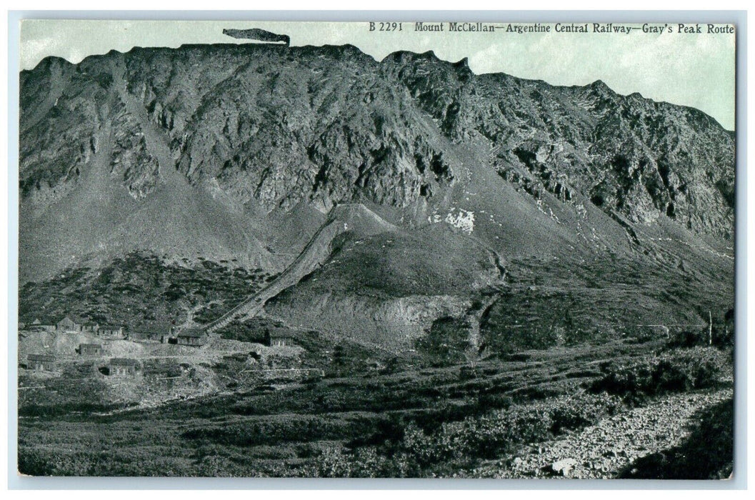 c1910 Argentine Central Railway Gray's Peak Route Colorado Postcard