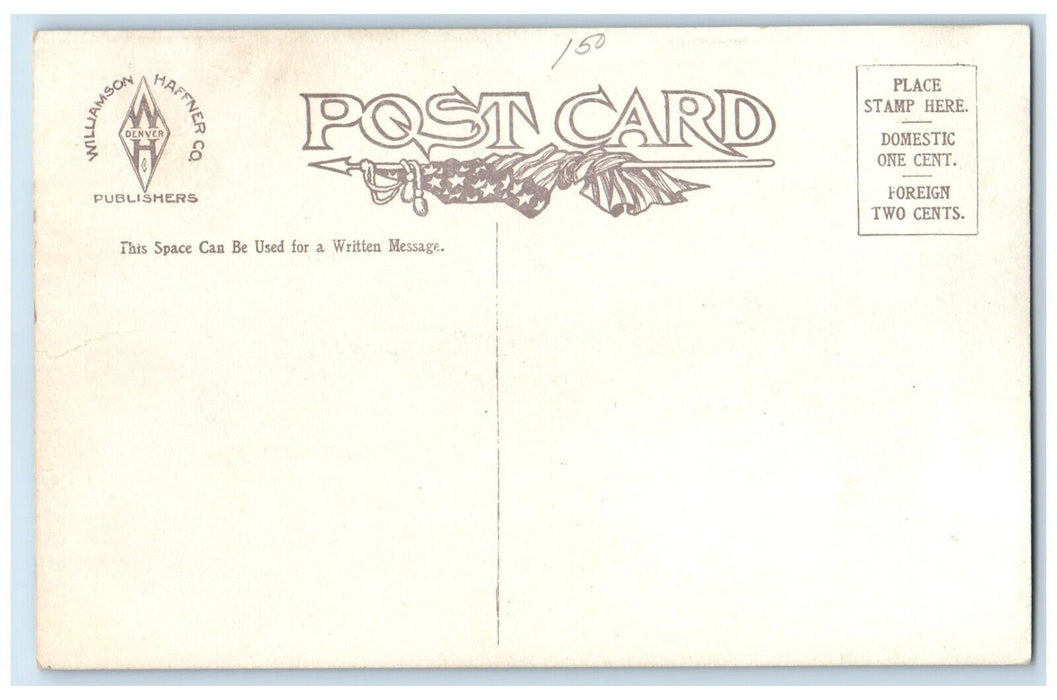 c1910 Argentine Central Railway Gray's Peak Route Colorado Postcard