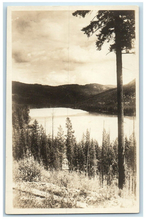 c1910's Chain Lakes Princeton British Of Columbia Canada RPPC Photo Postcard