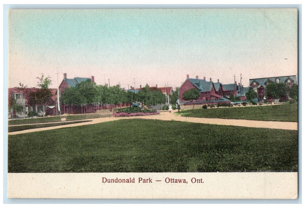 c1910 Dundonald Park Ottawa Ontario Canada Unposted Antique Postcard