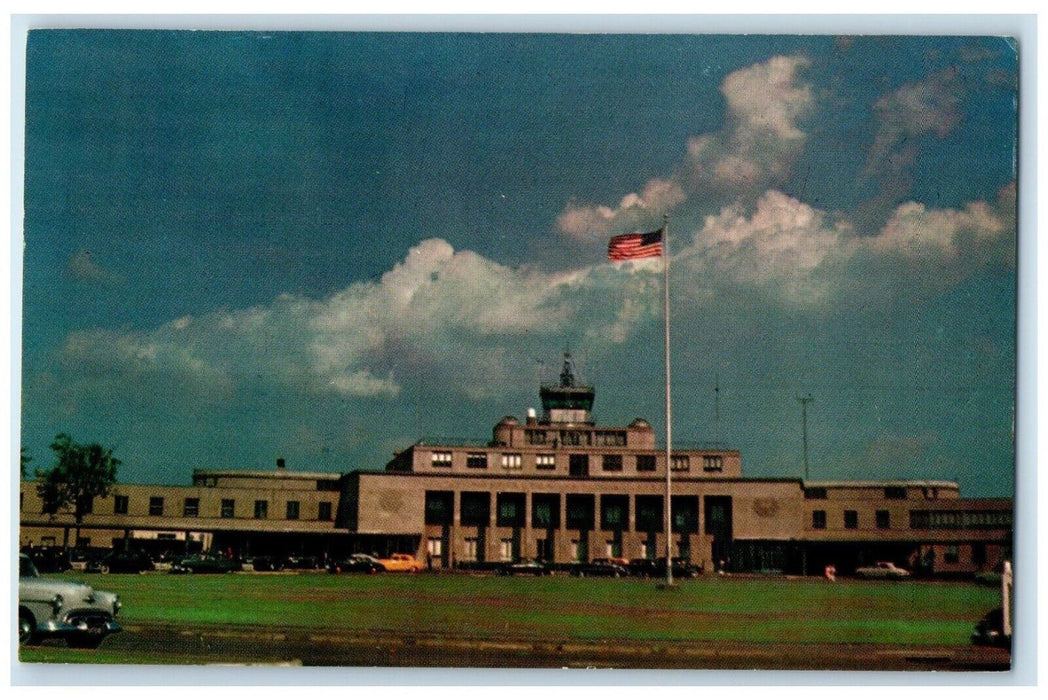 c1960 Washington National Airport Mt. Vernon Field Alexandria Virginia Postcard