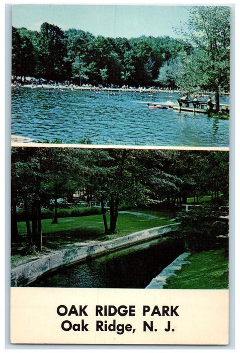 c1960 Oak Ridge Park Berkshire Valley Mountain Oak Ridge New Jersey NJ Postcard