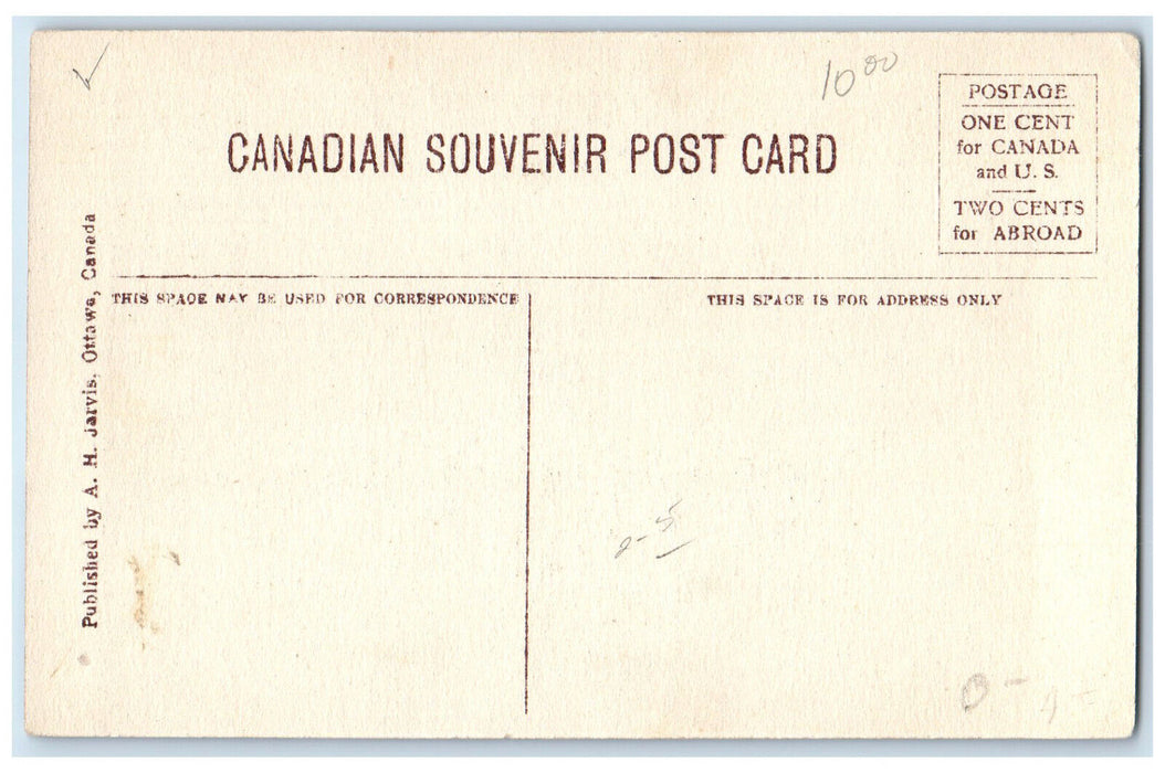 c1910 Creighton Street School Ottawa Ontario Canada Antique Postcard