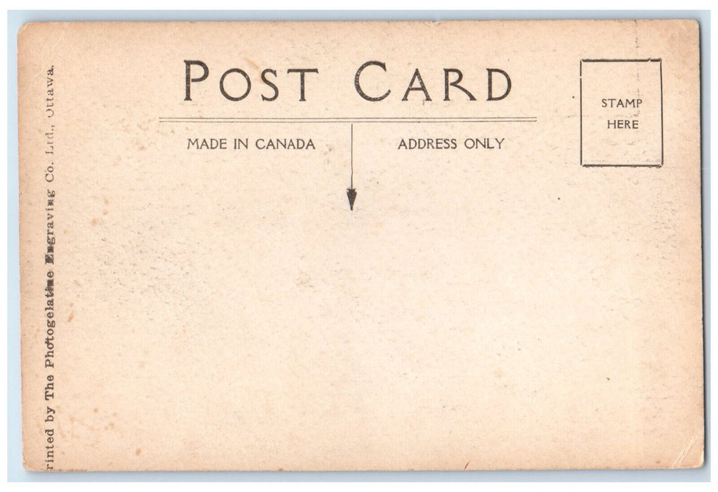 c1940's Rockcliffe Park Road Scene Ottawa Ontario Canada Vintage Postcard