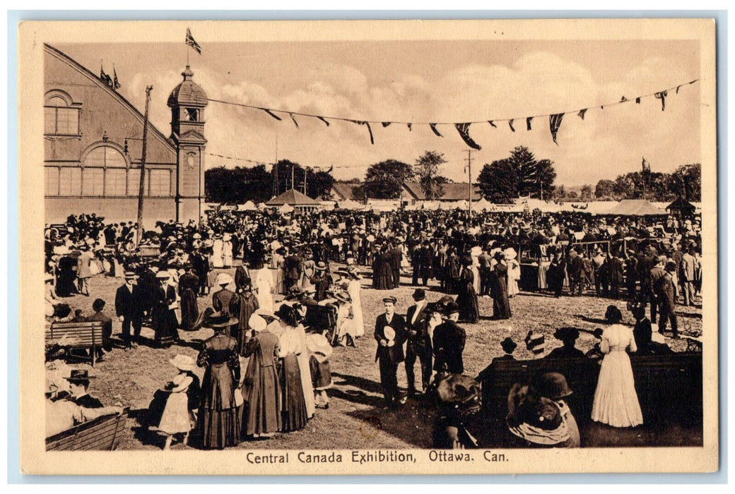 c1940's Central Canada Exhibition Ottawa Ontario Canada Posted Postcard