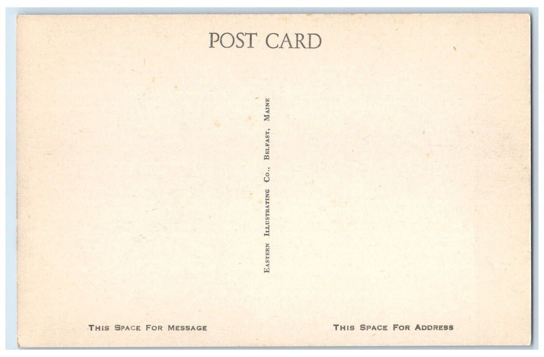 c1940 Winter Scene Stowe Cabins Colebrook New Hampshire Vintage Antique Postcard