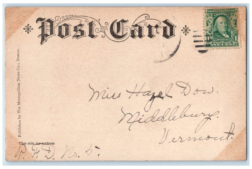 1905 Chutes White City Savin Rock New Haven Connecticut Antique Vintage Postcard