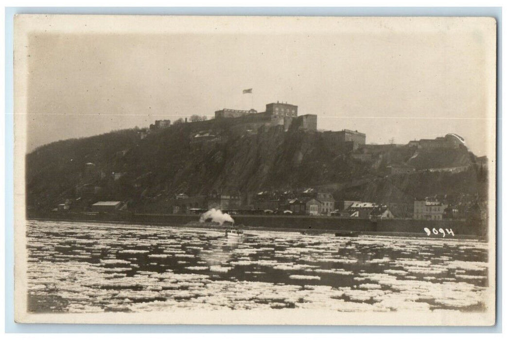 c1920's Ehrenbreitstein Fortress Rhine River Koblenz Germany RPPC Photo Postcard