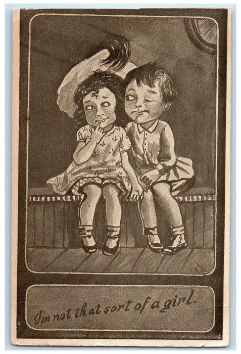 1911 Little Sweetheart Point Marion Pennsylvania PA Posted Antique Postcard