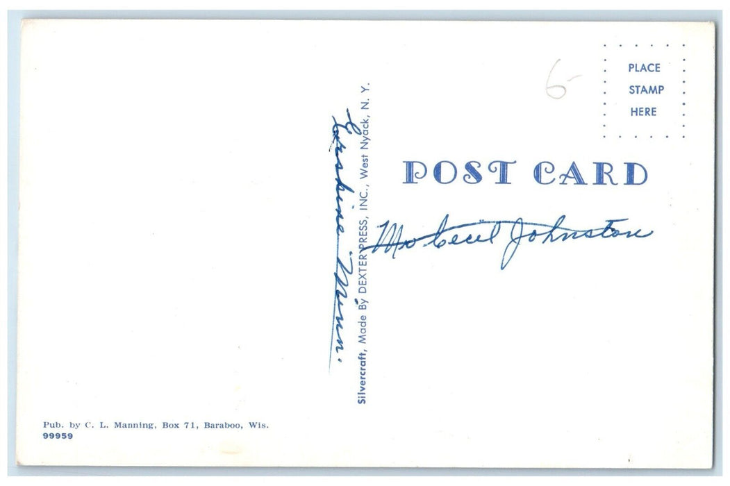 c1940 Exterior View Forsell Station & Sally Cafe Erskine Minnesota MN Postcard