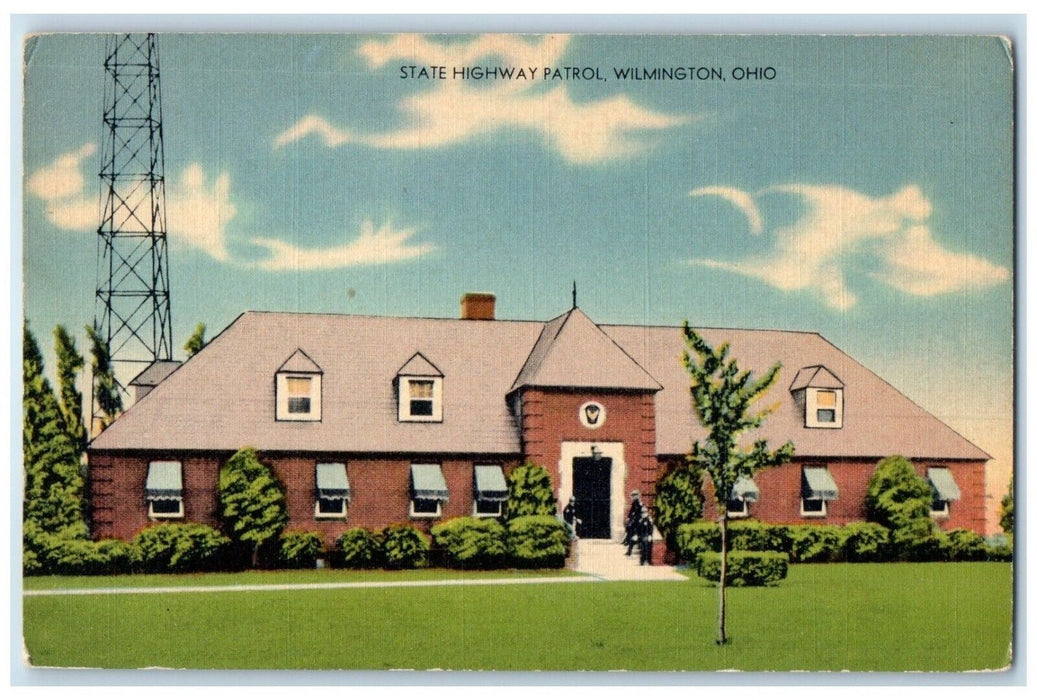 c1930's State Highway Patrol Wilmington Ohio OH Unposted Vintage Postcard