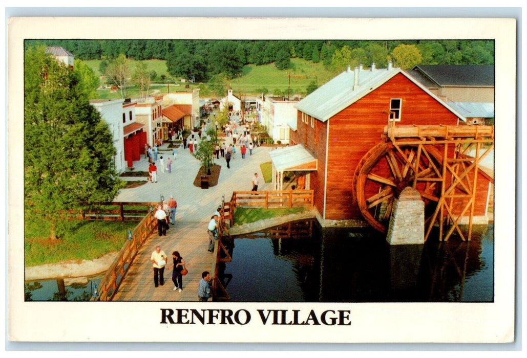 1995 Renfro Village Shops Country Music Barns Kentucky Vintage Antique Postcard