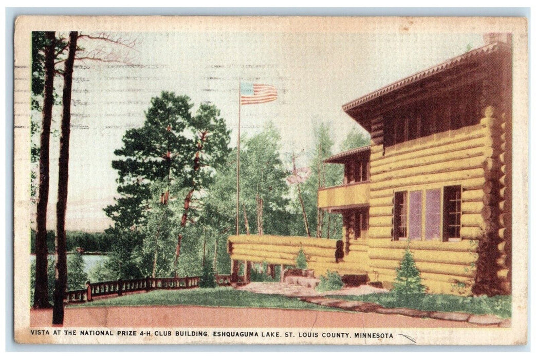 1940 Vista National Prize Club Building St Louis County Minnesota MN Postcard