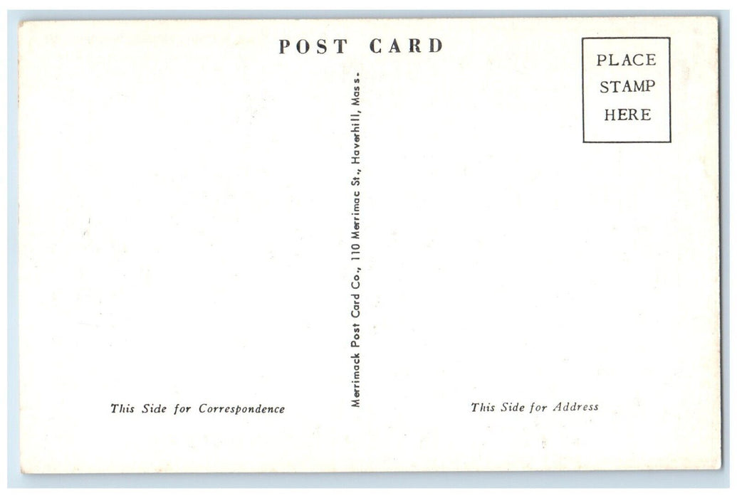 c1940 U.S. Post Office Court House Exterior Windsor Vermont VT Vintage Postcard