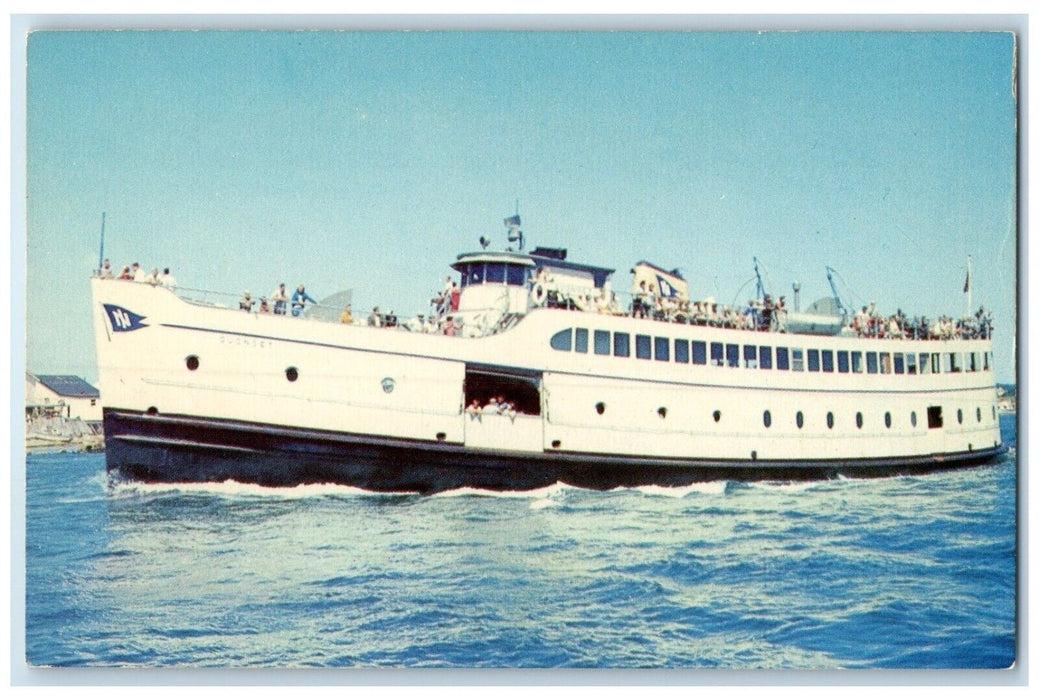 c1960 M.V Quonset Ferry Point Judith Block Island Rhode Island Unposted Postcard