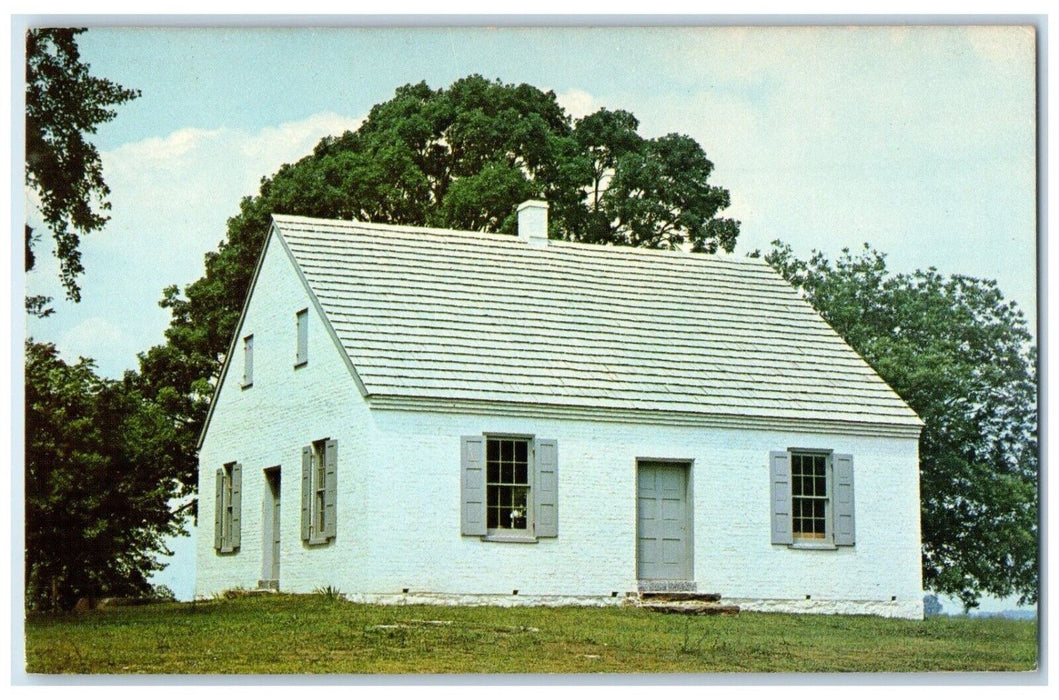 c1960 Exterior View Dunker Church Building Sharpsburg Maryland Unposted Postcard