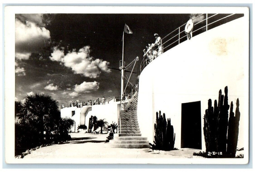 c1940's Marine Studios View Cline Marineland Florida FL RPPC Photo Postcard