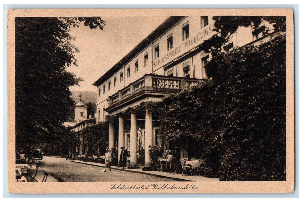 1931 Schlosshotel Wilhelmshohe Kassel Germany Vintage Posted Postcard