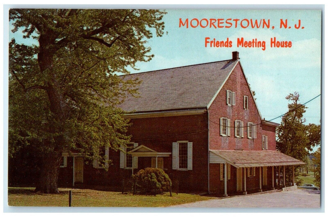 c1960 Exterior Friends Meeting House Moorestown New Jersey NJ Unposted Postcard