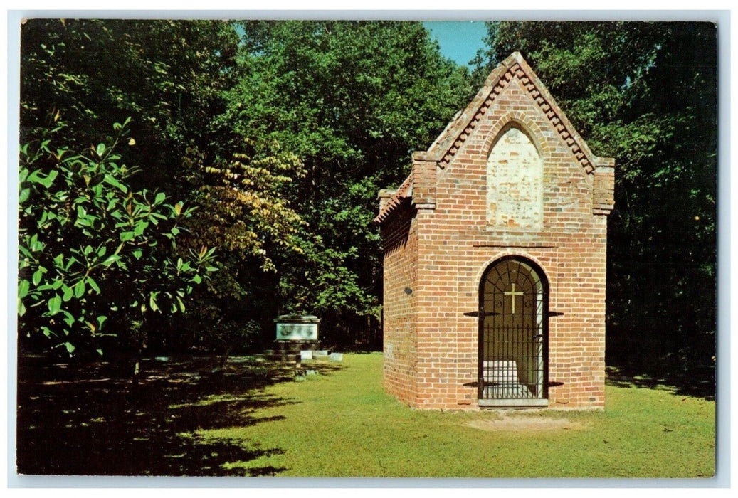 c1960 Grave Gen Thomas Sumter Sumter County South Carolina SC Unposted Postcard