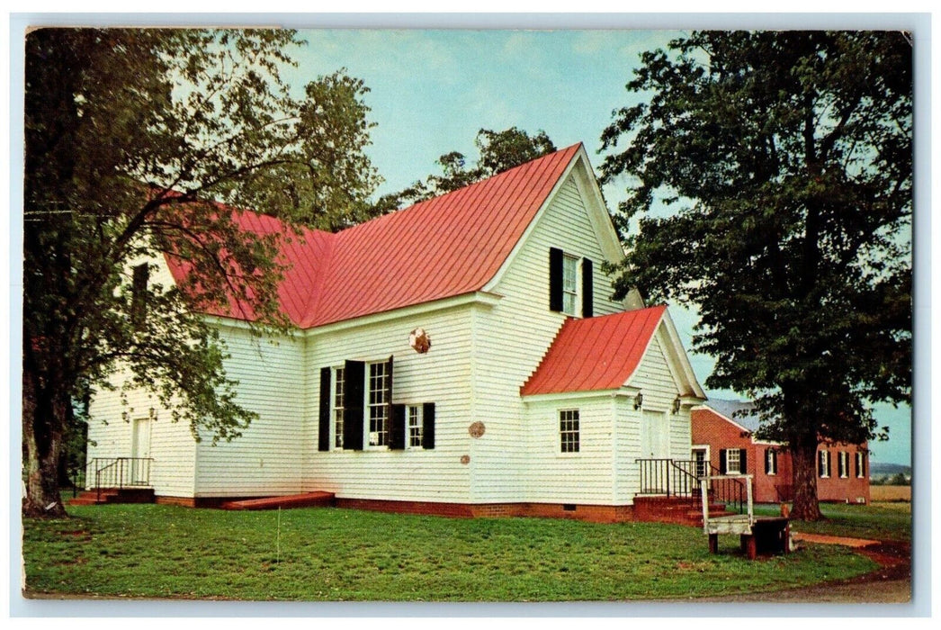 1973 Exterior View Hebron Lutheran Church Building Madison Virginia VA Postcard