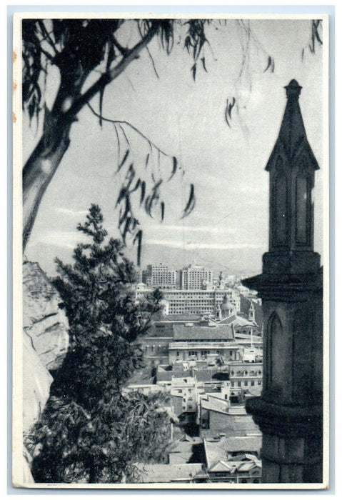c1920's Santiago Seen From Santa Lucia Hill Chile Unposted Antique Postcard