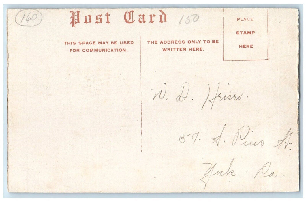 c1910 Scenic View Boat Man Sitting Snap Shot Lake Minnetonka Minnesota Postcard