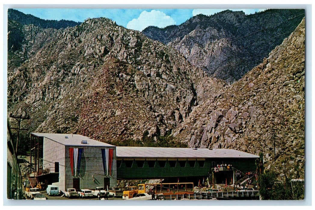 c1960 Aerial Tramway Exterior Valley Station Palm Springs California CA Postcard