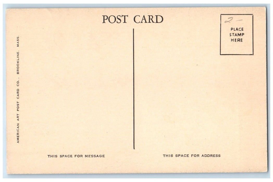 1940 Candle House Nantucket Whaling Museum Sperm Candles Massachusetts Postcard