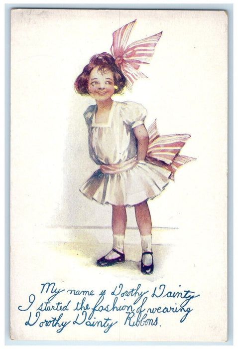c1910's Dorothy Dainty JS Henry Jr. Fremont Ohio OH Advertising Antique Postcard