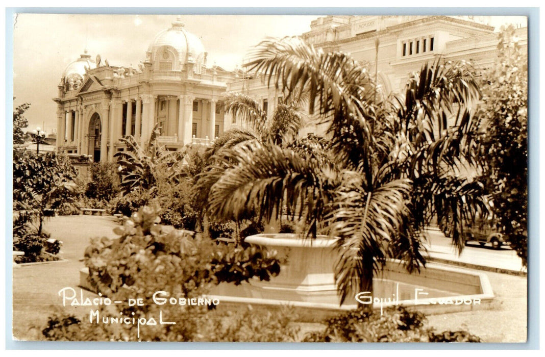 c1960's Palacio De Gobierno Municipal Ecuador Unposted RPPC Photo  Postcard