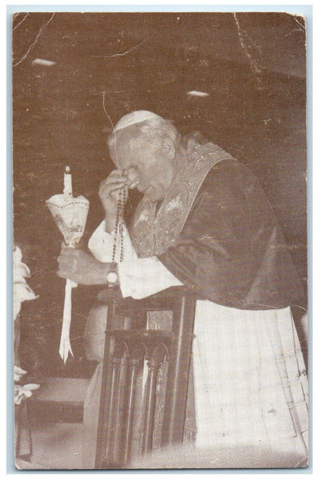 c1910's Polish Church Fr. Justin Rosary Hour Buffalo New York NY Postcard