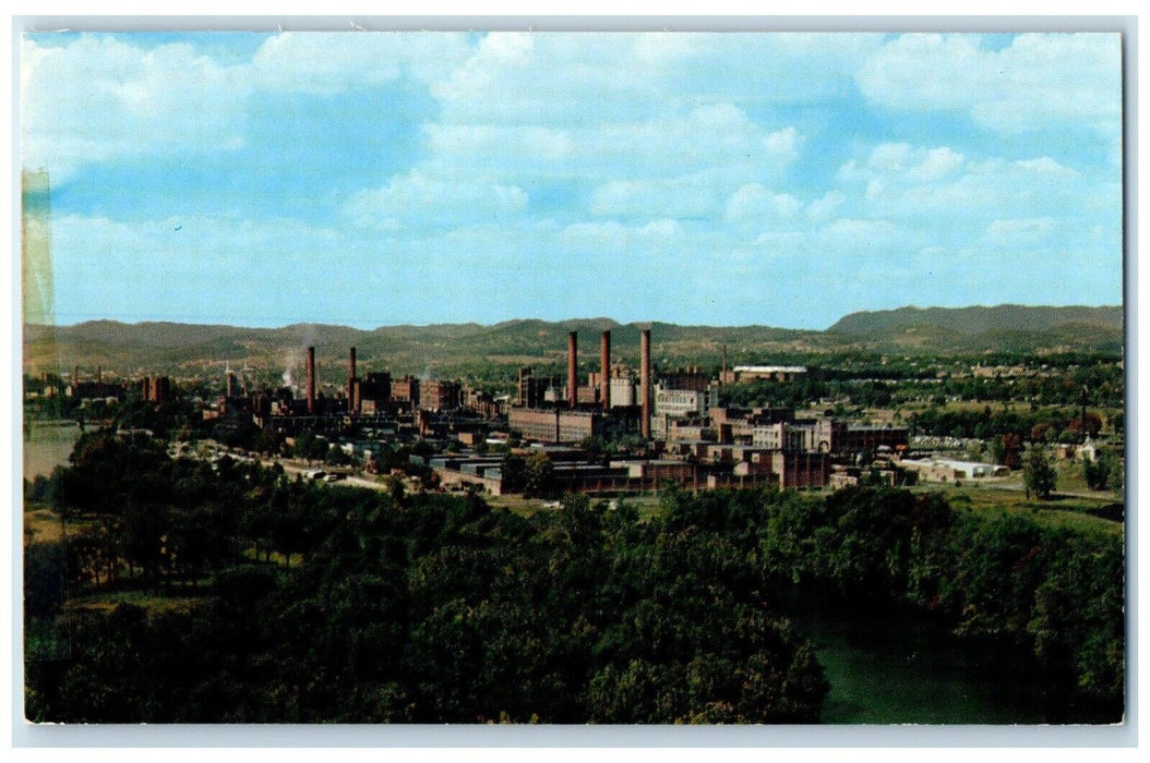 c1960 Panorama Tennessee Eastman Company Eastman Kodak CO Kingsport TN Postcard