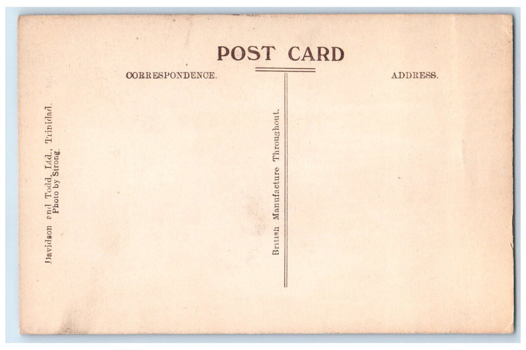 c1940's East Indian Woman Trinidad and Tobago Vintage Unposted Postcard