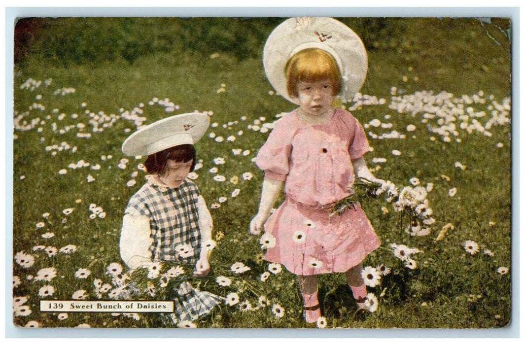 c1910's Sweet Bunch Of Daisies Rose City Michigan MI Posted Antique Postcard