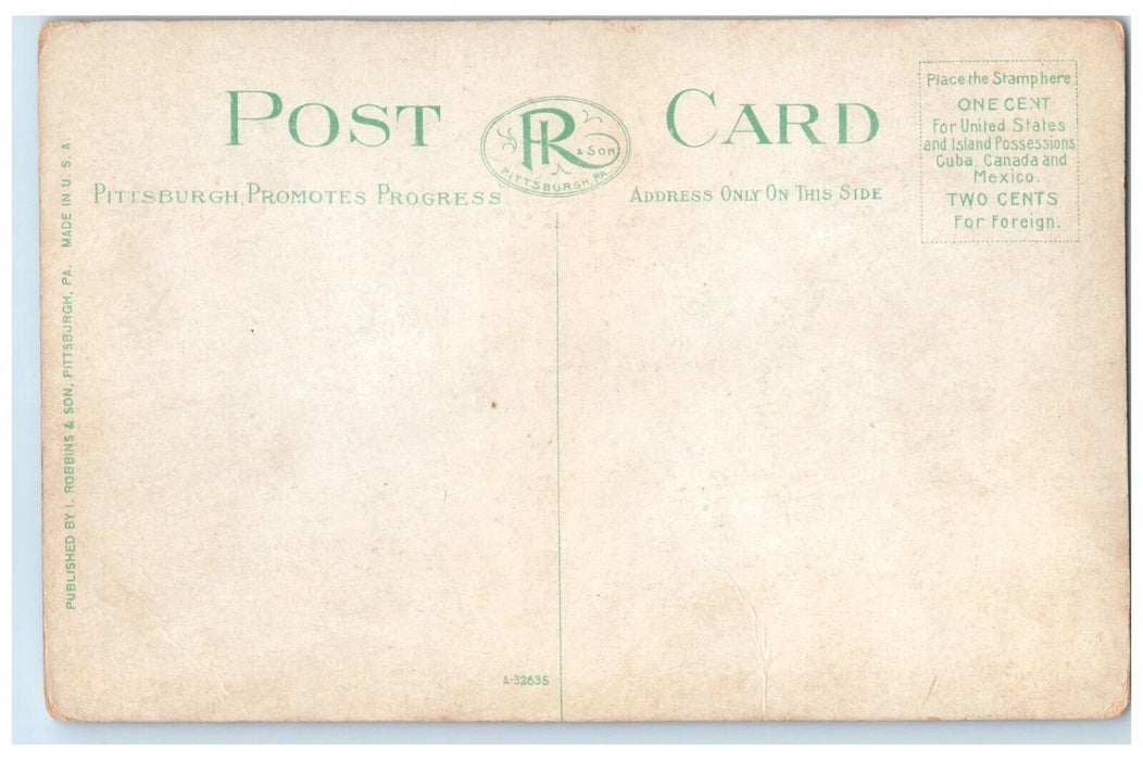 c1910 Liberty Oliver Avenue Exterior Building Pittsburgh Pennsylvania Postcard