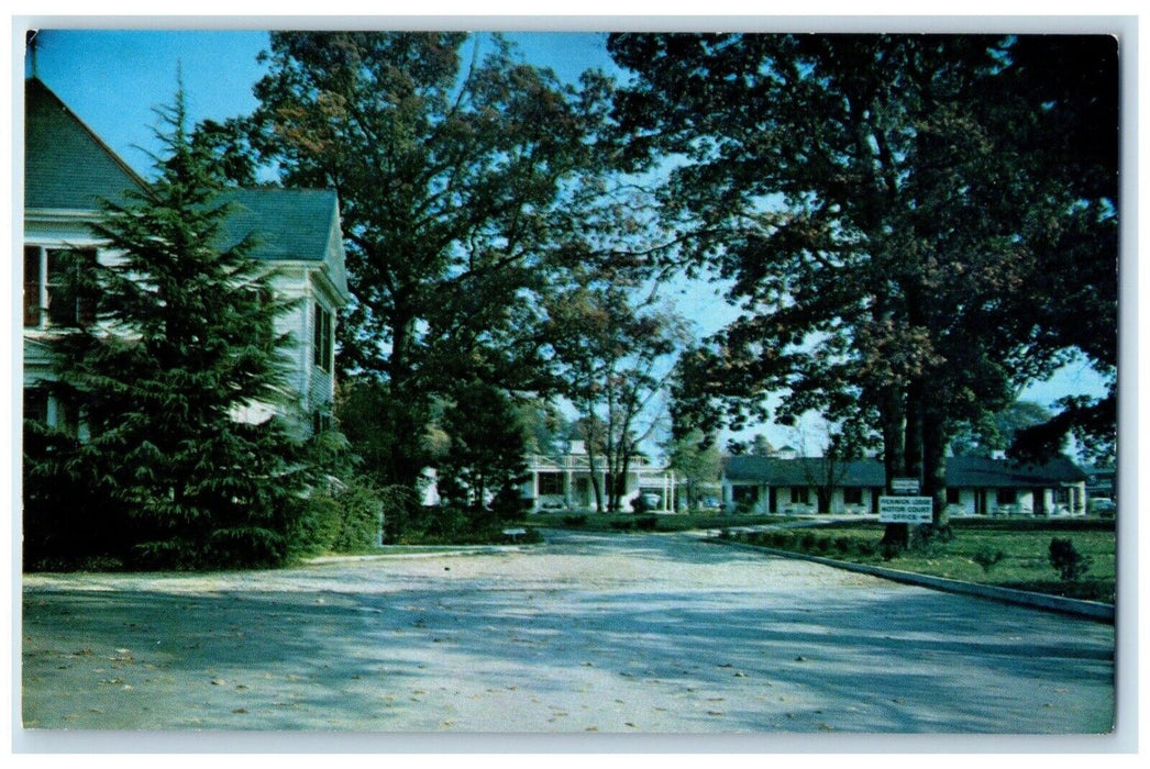 c1950's Pickwick Lodge Motor Court Petersburg Virginia VA Vintage Postcard