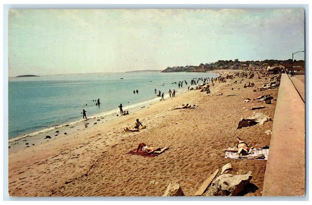 c1960 Scenic View Devereux Beach Marblehead Massachusetts MA Unposted Postcard