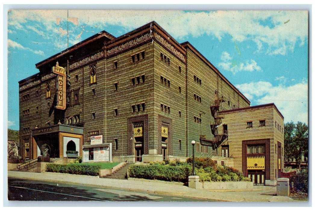 c1960 Syria Mosque Headquarters Ancient Order Pittsburgh Pennsylvania Postcard