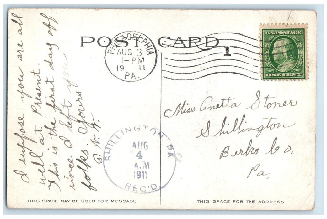 1911 Dormitories University Pennsylvania Philadelphia Pennsylvania PA Postcard