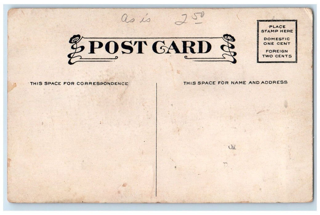 c1910's Hotel Howard Building Street View Sioux City Iowa IA Antique Postcard