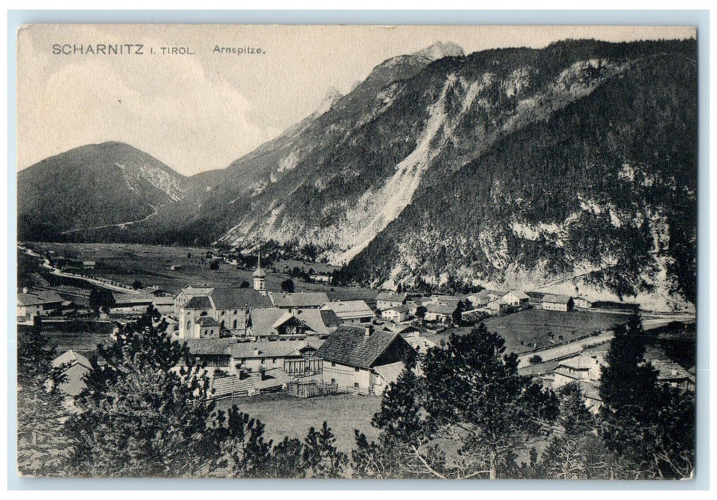 c1910 Scene of Arnspitze Scharnitz Tirol Austria Antique Unposted Postcard