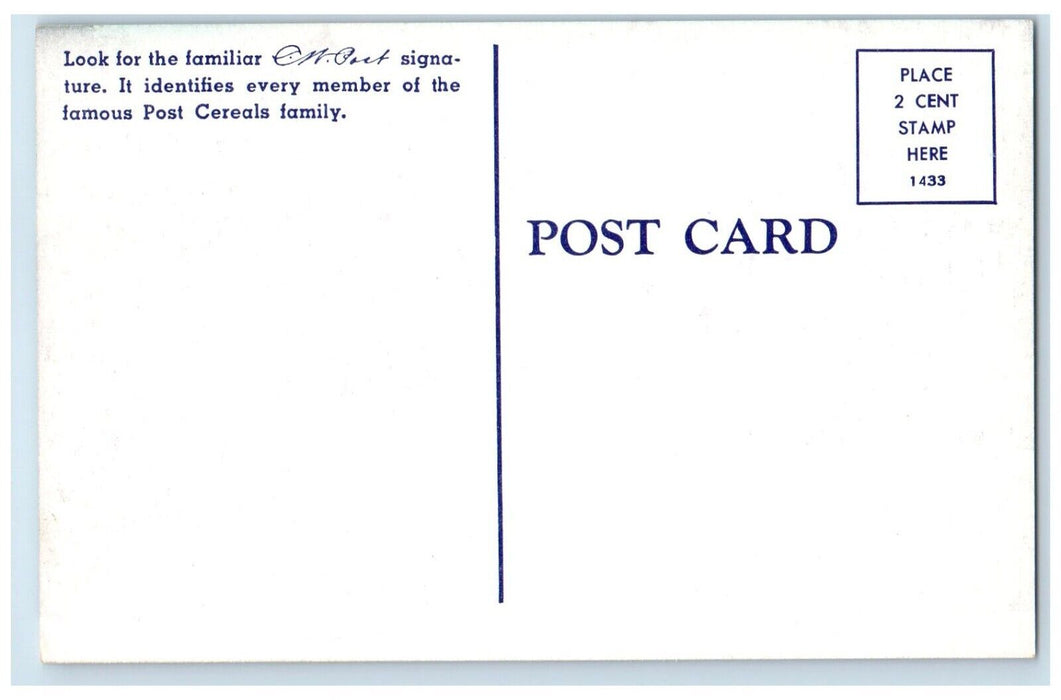 c1960 C. W. Post Memorial Club House Battle Creek Michigan MI Vintage Postcard