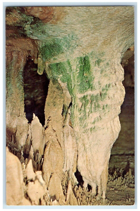 c1960 Wedding Cake Crystal Onyx Cave Rock Cave City Kentucky KY Vintage Postcard