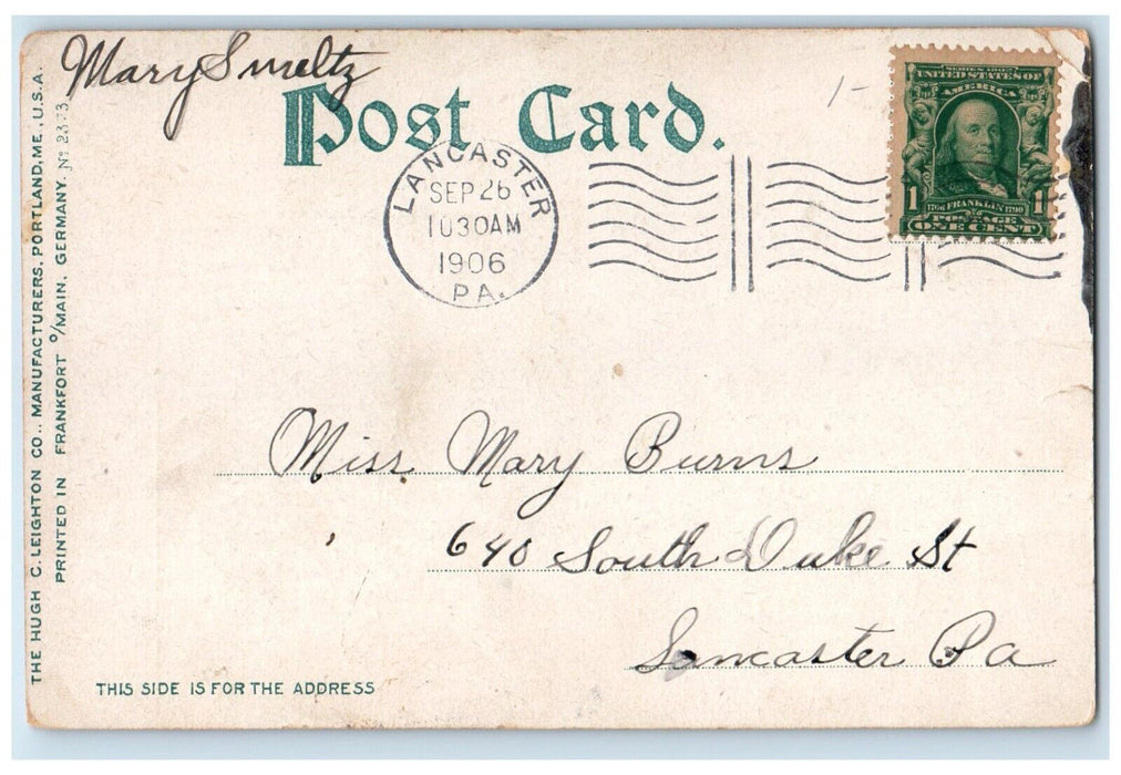 1906 Exterior Science Building F & M College Lancaster Pennsylvania PA Postcard